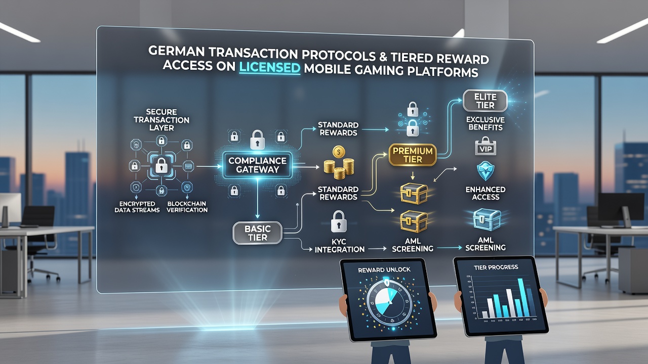 Darstellung von gestaffelten Belohnungssystemen mit mobilen Transaktionsflüssen und Sicherheitsprotokollen