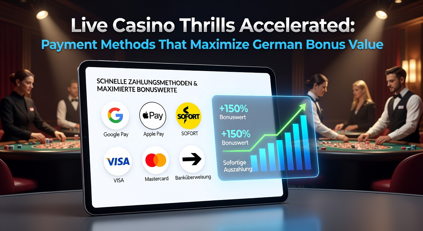 Nahaufnahme eines Smartphones mit Live-Casino-App und Zahlungsoptionen wie E-Wallets, neben einem Blackjack-Tisch